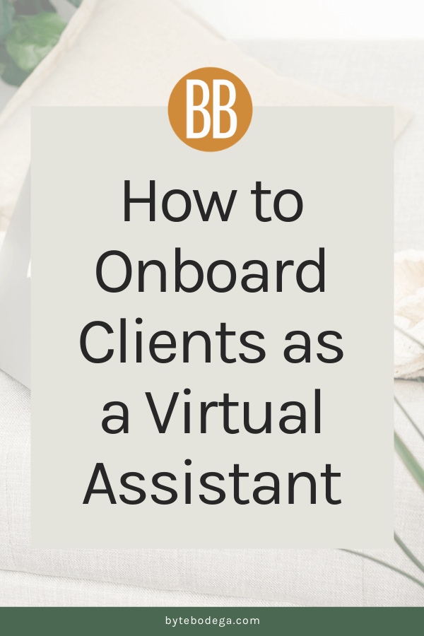 How to onboard new clients a virtual assistant guide