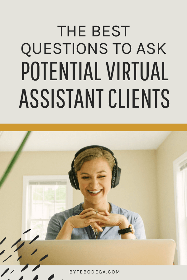 The best discovery call questions to ask potential virtual assistant clients