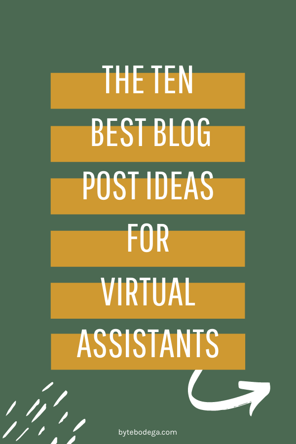 blog post ideas for virtual assistants