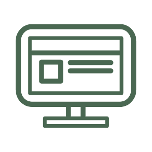 green computer icon