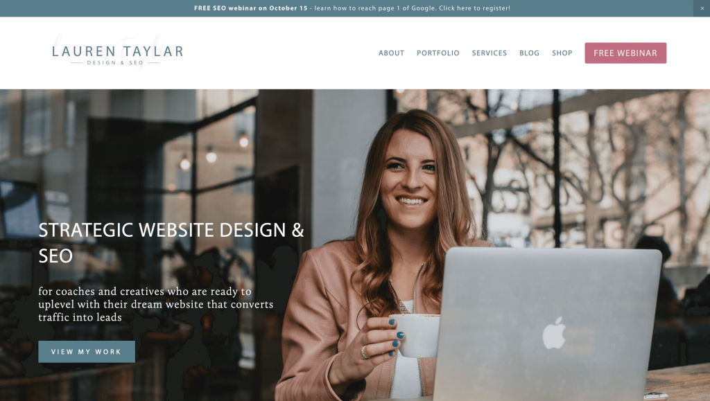 Lauren taylar design and seo website