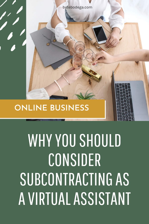 why to consider subcontracting as a freelancer