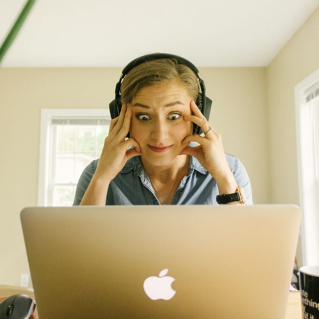 Chynna Benton on stressful zoom call