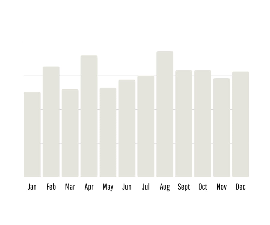 byte bodega monthly income overview.