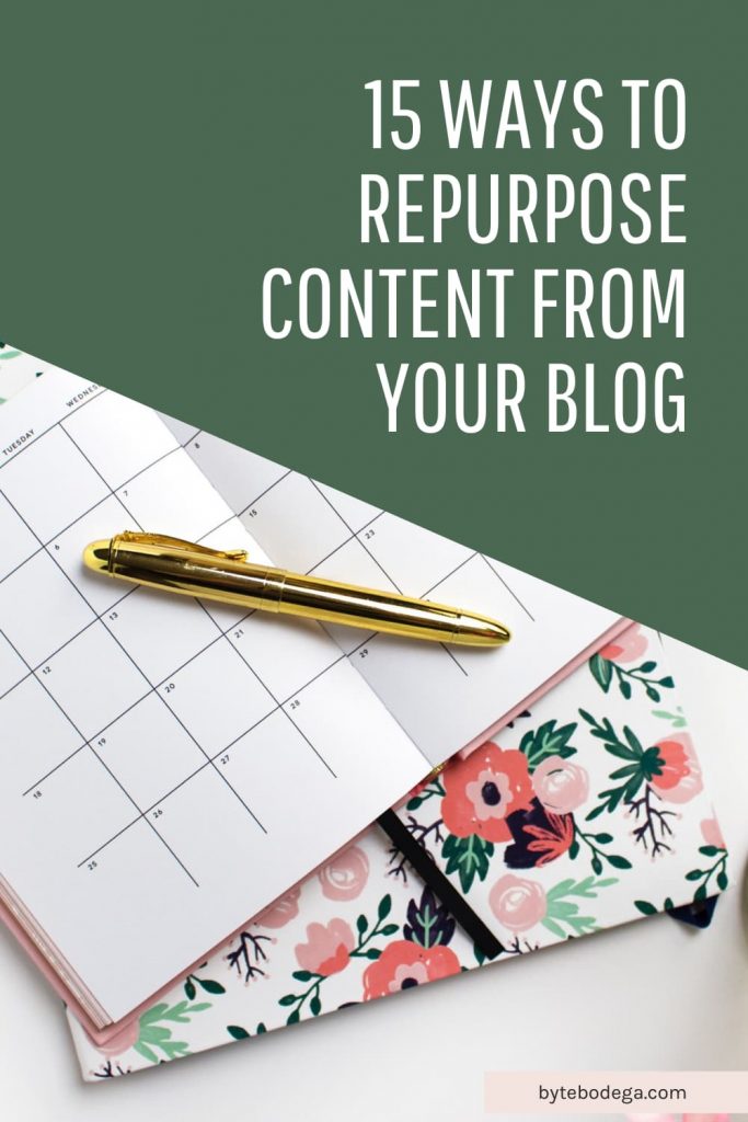15 ways to repurpose content